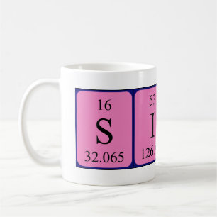 Sierra periodic table name mug