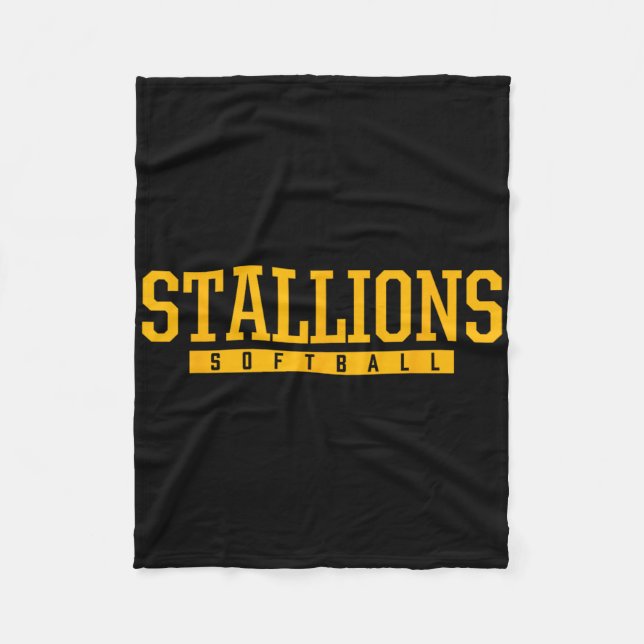 Sierra Stallions Softll Hs  Fleece Blanket (Front)