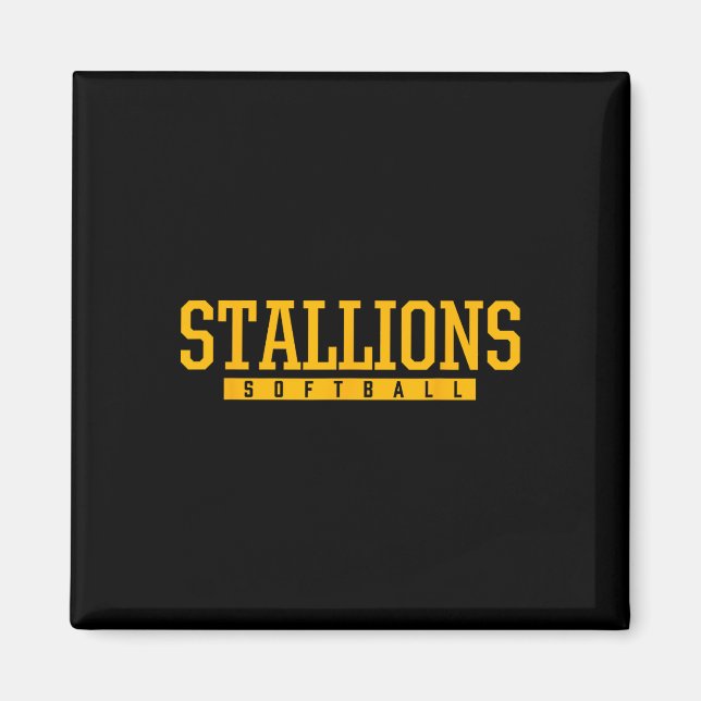 Sierra Stallions Softll Hs  Magnet (Front)