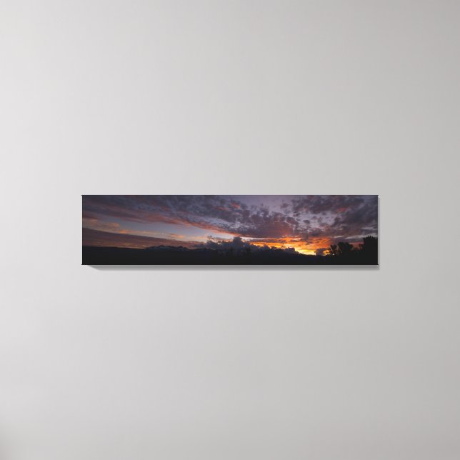 Sierra Sunset Wrapped Canvas Print (Front)