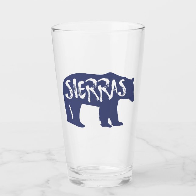 Sierras Bear Glass (Front)