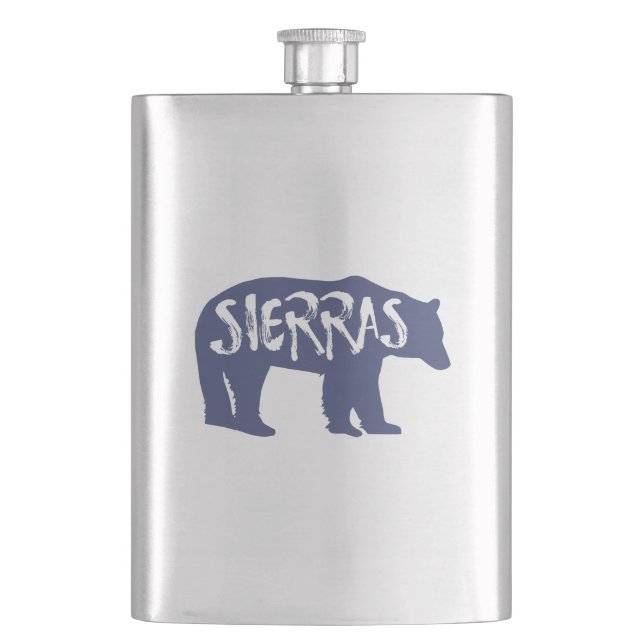 Sierras Bear Hip Flask (Front)