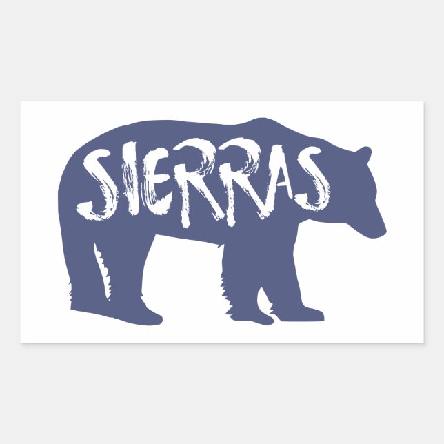 Sierras Bear Sticker (Front)