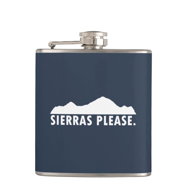 Sierras Please Flask (Front)