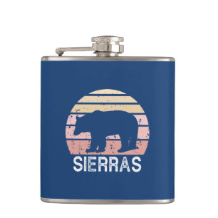 Sierras Retro Bear Hip Flask