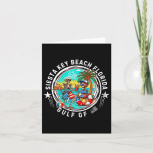 Siesta Key Beach Florida Men And Women Card