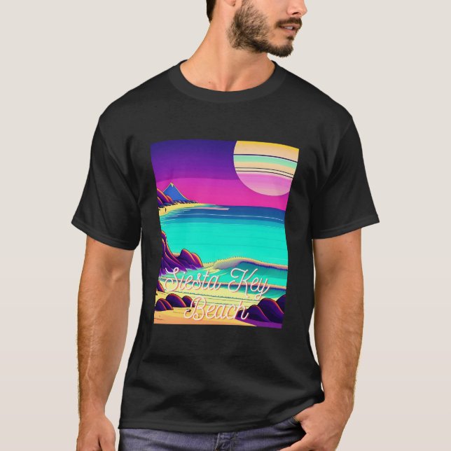 Siesta Key Beach Florida Parasdise T-Shirt (Front)