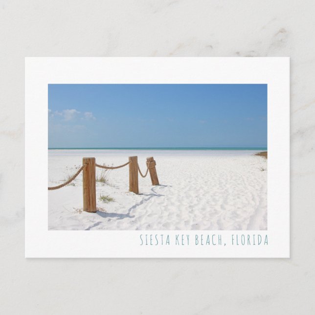 Siesta Key Beach Postcard (Front)