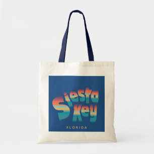 Siesta Key Florida in sunset colors Tote Bag