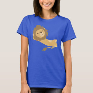 Siesta ! T-shirt Femme Lion caricature mignonne