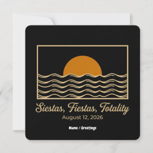 Siestas Fiestas Totality Spain Solar Eclipse 2026  Invitation