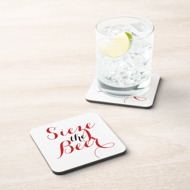 Sieze the Beer Coaster (Right Side)