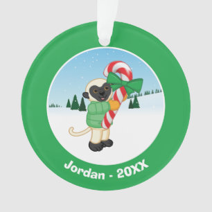 Sifaka Lemur Ornament