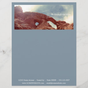 sift through the static letterhead
