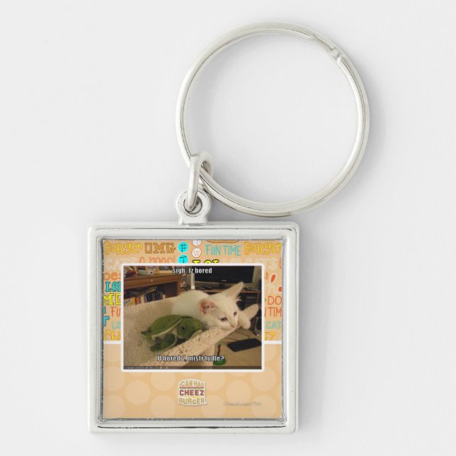 Sigh. Iz bored Keychain (Front)