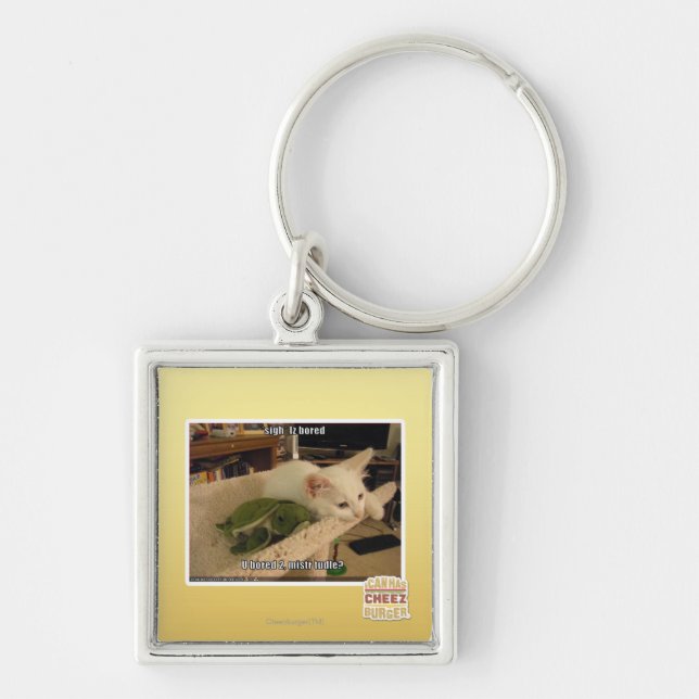 Sigh. Iz bored Keychain (Front)