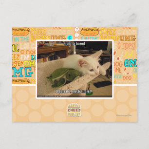 Sigh. Iz bored Postcard
