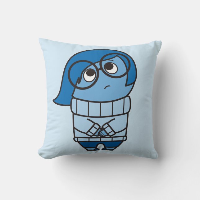 Sigh Throw Pillow (Front)