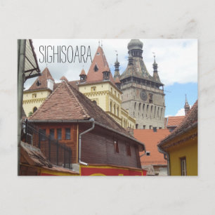 Sighisoara Medieval Town Postcard