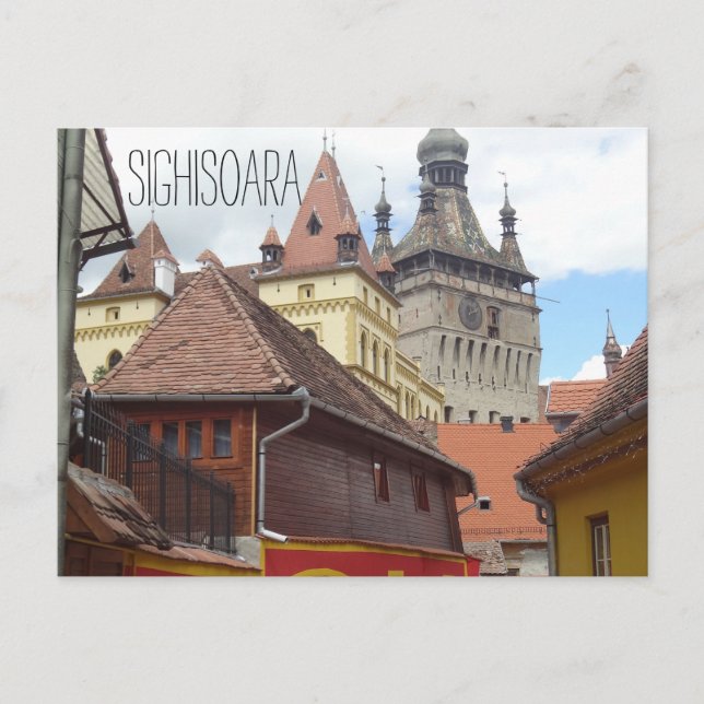 Sighisoara Medieval Town Postcard (Front)