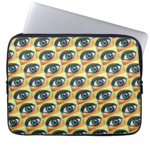 Sight Blue eye art Laptop Sleeve