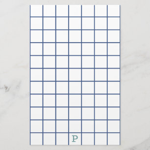 Sight Problems? Use large squared Stationery