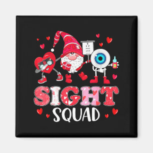 Sight Squad Optician Optometrist Dabbing Heart Val Magnet