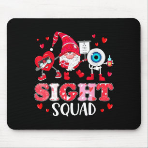 Sight Squad Optician Optometrist Dabbing Heart Val Mouse Pad