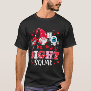 Sight Squad Optician Optometrist Dabbing Heart Val T-Shirt