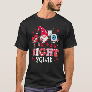 Sight Squad Optician Optometrist Dabbing Heart Val T-Shirt