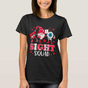 Sight Squad Optician Optometrist Dabbing Heart Val T-Shirt