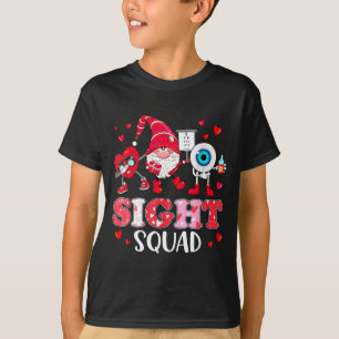 Sight Squad Optician Optometrist Dabbing Heart Val T-Shirt