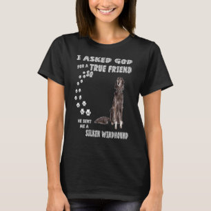 Sighthound Hunting Dog Mom Dad Cute Silken Windhou T-Shirt