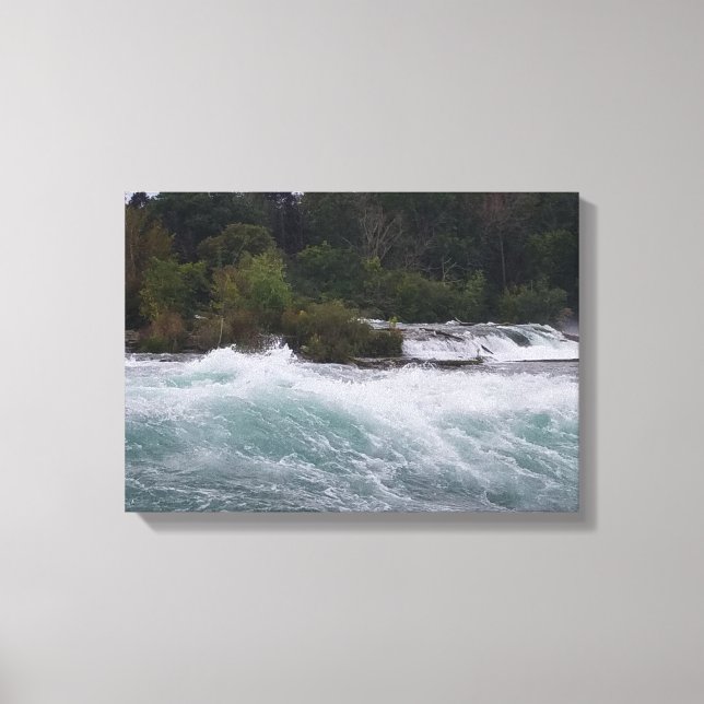 Sightseeing at Niagara Falls Canvas Print (Front)