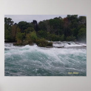 Sightseeing at Niagara Falls Poster