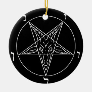 Sigil of Baphomet Ceramic Ornament