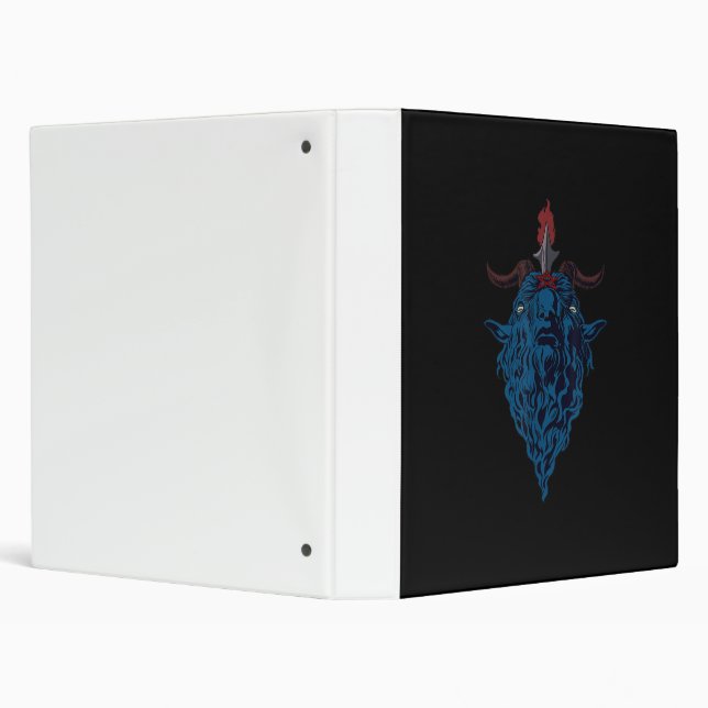 Sigil Of Baphomet Goat Of Mendes Satan Dark Goth Binder (Background)