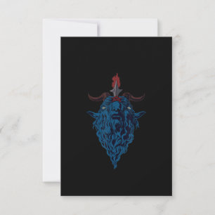 Sigil Of Baphomet Goat Of Mendes Satan Dark Goth Thank You Card