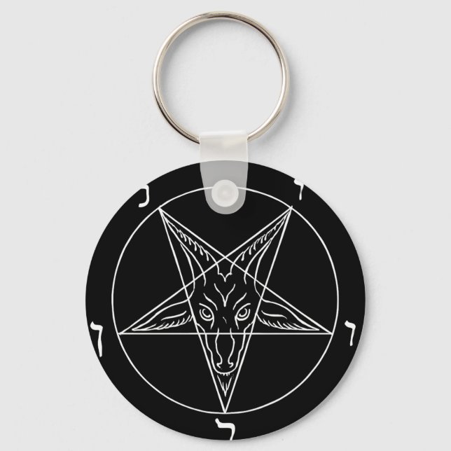 Sigil of Baphomet Keychain (Front)
