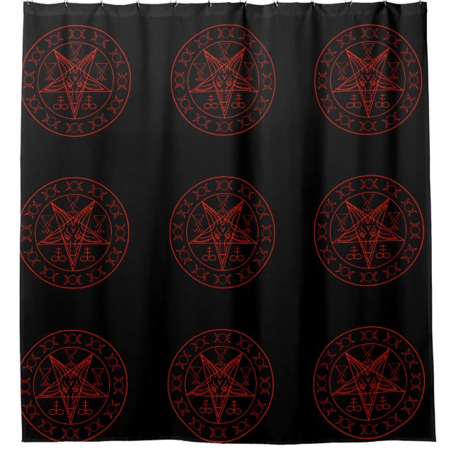 Sigil of Baphomet triple moon and sigil of lucifer (Front)