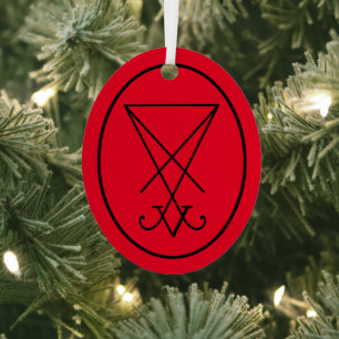 Sigil of Lucifer Metal Ornament