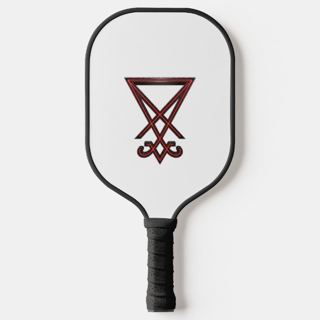 Sigil of Lucifer Pickleball Paddle (Front)