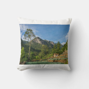 Sigiriya Rock Sri Lanka Throw Pillow – Cultural He