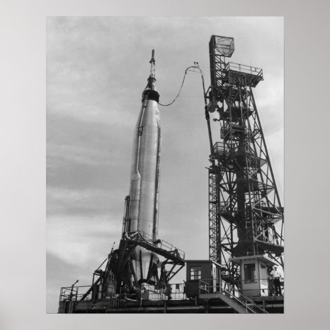 Sigma 7 (Mercury Atlas 8) Ready for Launch Poster (Front)
