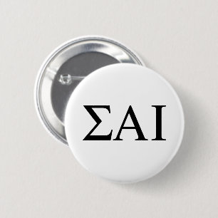 Sigma Alpha Iota Greek Letters 2 Inch Round Button