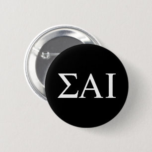 Sigma Alpha Iota Greek Letters 2 Inch Round Button