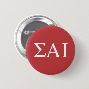 Sigma Alpha Iota Greek Letters 2 Inch Round Button