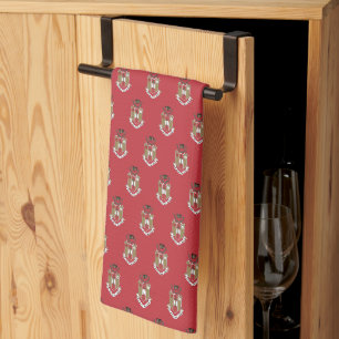 Sigma Alpha Iota Music Fraternity Crest Kitchen Towel