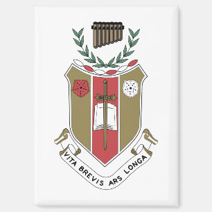 Sigma Alpha Iota Music Fraternity Crest Magnet