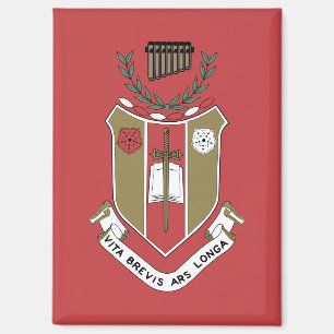 Sigma Alpha Iota Music Fraternity Crest Magnet